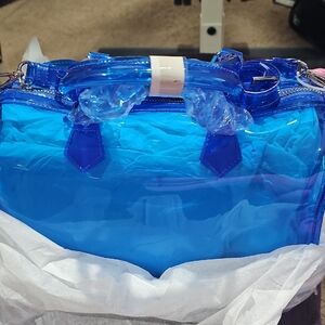 Elegant Blue Women's Satchel